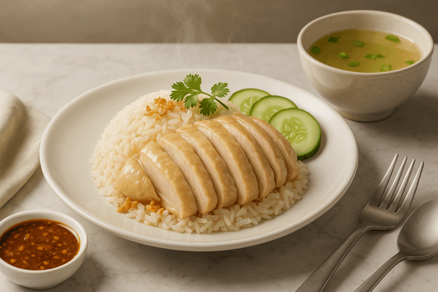 รสแรก (ข้าวมันไก่สิงคโปร์)